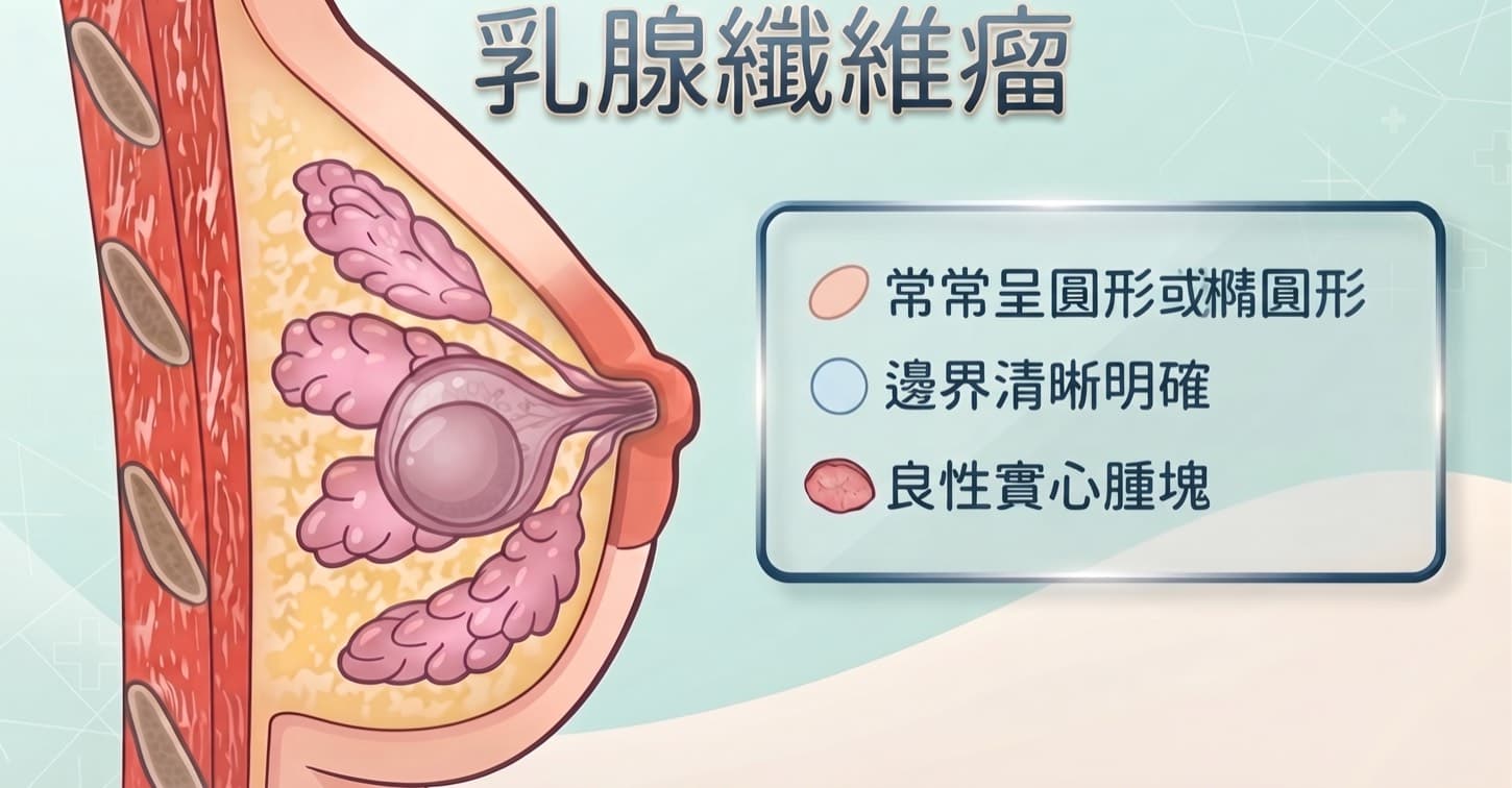 乳腺纖維瘤與乳房水囊中醫調理示意圖
