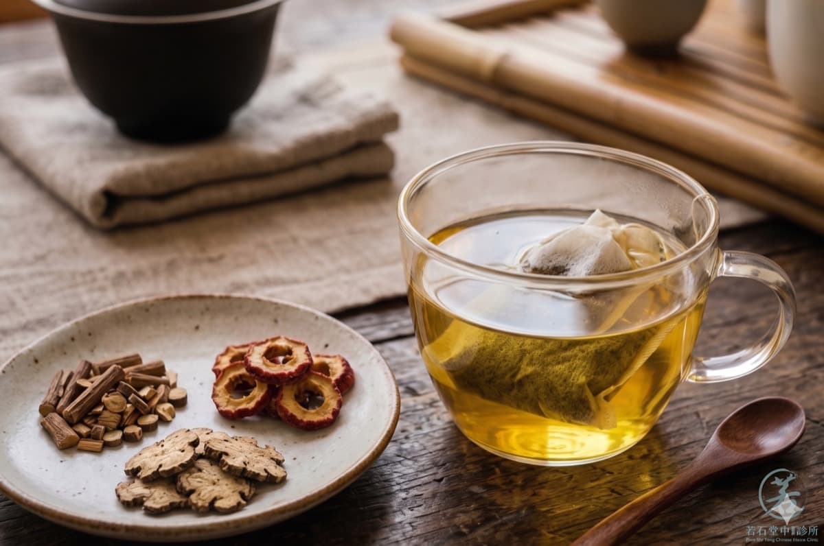 朱古力瘤中醫活血化瘀調理示意圖